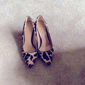BCBG Leopard Pumps
